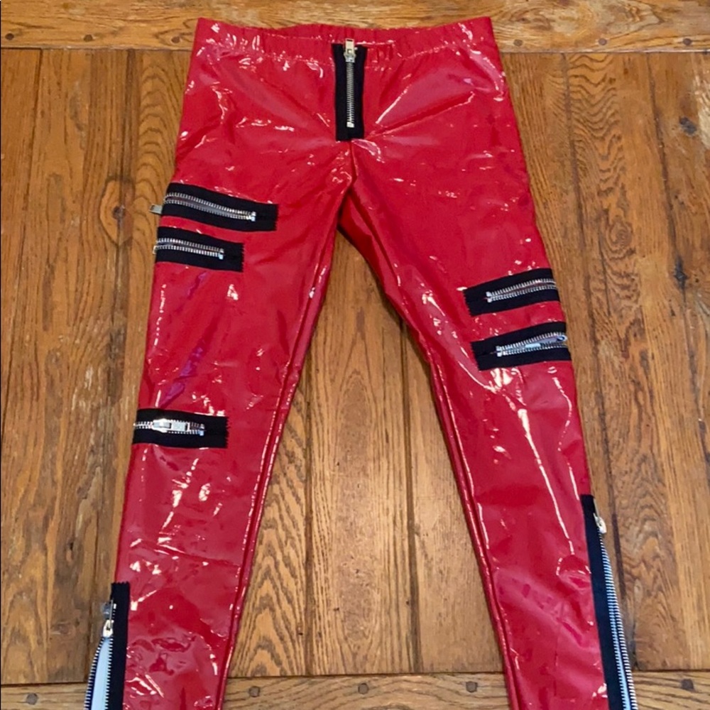 Faux Leather Pants